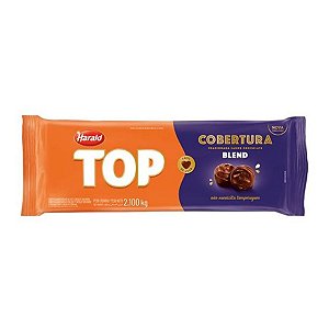 Cobertura Chocolate Blend - TOP - 2,100kg - 1 unidade - Harald - Rizzo