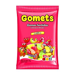 Bala de Goma Gometes Sabor Frutas Sortidas 700g - 1 unidade - Dori - Rizzo