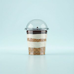 Copo Bolha com Tampa Crystal Bello - 150ml - 20 unidades - Plastilania - Rizzo
