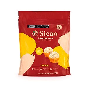 Granulado de Chocolate Branco - 300g - 1 unidade - Sicao - Rizzo