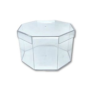 Caixinha Acrílica Octogonal - 11x7cm - 1 unidade - Rizzo