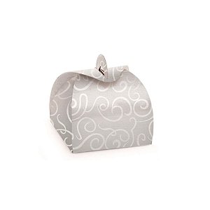 Caixa Bem Casado - Glamour Prata  - 24 unidades - Cromus - Rizzo