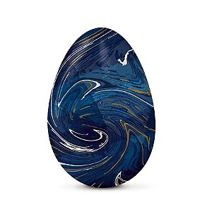 Papel Chumbo 43,5x58,5cm - Marmorizado Azul  - 50 unidades - Cromus - Rizzo