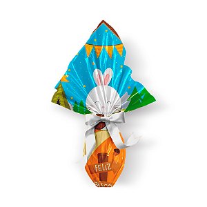 Saco Express 24x24cm para Ovos de 100g a 150g - Acampamento Azul - 25 unidades - Cromus - Rizzo