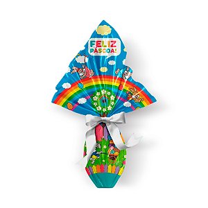 Saco Express 24x24cm para Ovos de 100g a 150g - Bom Dia Azul - 25 unidades - Cromus - Rizzo