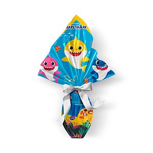 Saco Express 35x35cm para Ovos de 250g a 350g - Baby Shark - 25 unidades - Cromus - Rizzo