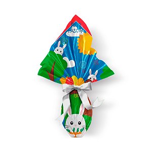 Saco Express 32x32cm para Ovos de 150g a 200g - Esconde Esconde Azul - 25 unidades - Cromus - Rizzo