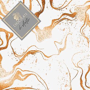 Saco Express 39x39cm para Ovos de 350g a 500g - Chocoarte Branco - 25 unidades - Cromus - Rizzo