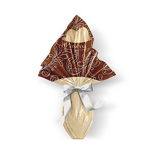 Saco Express 44x44cm para Ovos de 500g a 750g - Ovos de Ouro Marrom - 25 unidades - Cromus - Rizzo