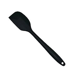 Espátula Reta Pão Duro em Silicone - Preto - 27cm  - 1 unidade - Prime Chef - Rizzo