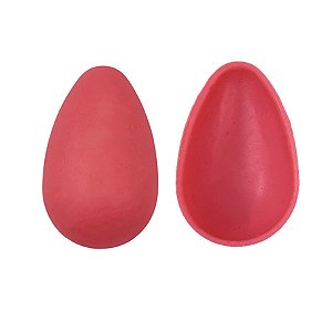 Casquinha Pronta para Ovo de Páscoa de 250g - Rosa - Chocolate Branco Melken c/ Corante - Peso 100g cada - 12 un - Rizzo