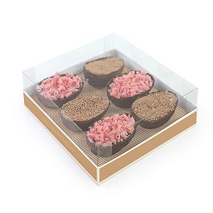 Caixa Degustação para 6 Mini Ovos de 50g - Lavie Salvia/Amêndoa - 6 unidades - Cromus - Rizzo