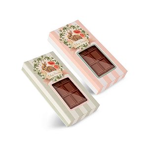 Caixa para Tablete de Chocolate - Páscoa Breeze - 10 unidades - Cromus - Rizzo
