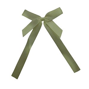 Laço Perfeito de Fita de Cetim com Adesivo - Verde Oliva - P 5x20,5cm - 3 unidades - Cromus - Rizzo