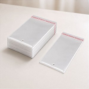 Saco Adesivado com Furo - 18x25cm - 100 unidades - Cromus - Rizzo