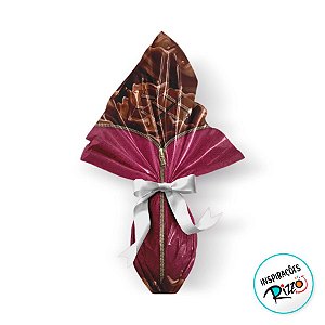 Saco Express 39x39cm para Ovos de 350g a 500g - Chocozíper Marsala - 25 unidades - Cromus - Rizzo