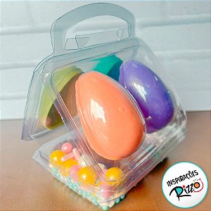Blister Kit Confeiteiro 4 Ovos de 50g - Cristal - 3 unidades - Rizzo