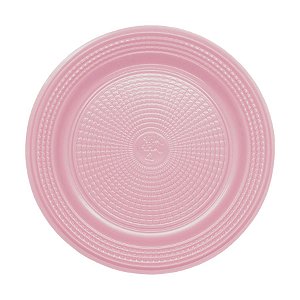 Prato Descártavel BioDegradável 15cm - Rosa Candy  - 10 unidades - Rizzo