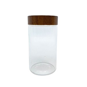 Pote de Vidro Hermético com Tampa Rosqueável de Plástico - 5,5x10cm - 160ml - 1 unidade - Rizzo - Rizzo