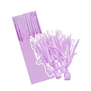 Papel para Bala de Coco - 8,5 x 21,5 cm - Lilás - 48 unidades - CampFestas - Rizzo