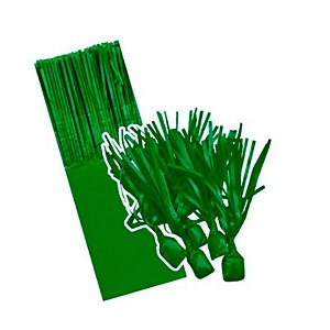 Papel para Bala de Coco - 8,5 x 21,5 cm - Verde Bandeira - 48 unidades - CampFestas - Rizzo