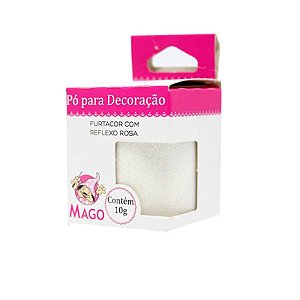 Pó para decoração furtacor com reflexo rosa 10g Mago