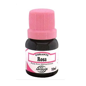 Corante Liquido Rosa 10ml Arcolor