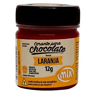 Corante em Pasta para Chocolate Laranja 12g Mix