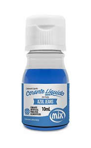 Corante Liquido Azul Jeans 10ml Mix