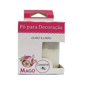 Pó para decoração ouro ilusao 8g Mago