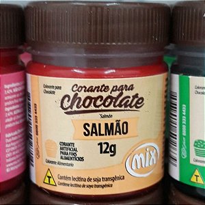 Corante em Pasta para Chocolate Salmão 12g Mix