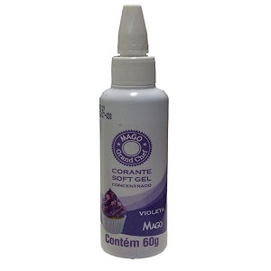 Corante SoftGel Violeta 60g Mago