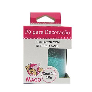 Pó para decoração furtacor com reflexo azul 10g Mago