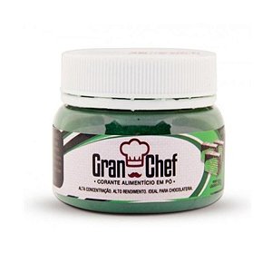 Corante em pó lipossoluvel verde 30g Granchef