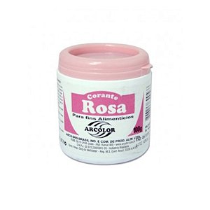 Corante em pó Rosa 100g Arcolor Rizzo Confeitaria