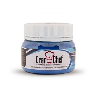 Corante em pó lipossoluvel azul 30g Granchef