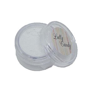 Corante em Pó Lipossolúvel Branco 1,9g LullyCandy Rizzo Confeitaria