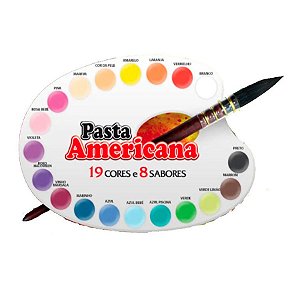 Pasta Americana Sabor Chocolate Branco - 800g - 1 unidade - Arcolor - Rizzo