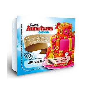 Pasta Americana Azul Marinho 500g Arcolor