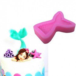 Molde de silicone Sereia S166 Molds Planet Rizzo Confeitaria