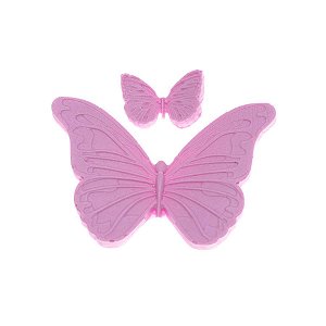 Molde de silicone Dupla de Borboletas Ref. 218 Flexarte Rizzo Confeitaria
