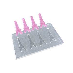 Molde de silicone Quarteto de Mini Torres Ref. 500 Flexarte Rizzo Confeitaria