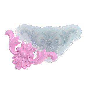 Molde de silicone Arabesco 2 Ref. 289 Flexarte Rizzo Confeitaria