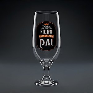 Taça de Vidro para Cerveja - Grande Pai - 300ml - 1 unidade - Allmix Presentes - Rizzo