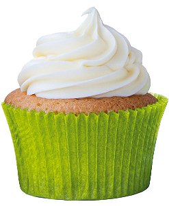 Forminha CupCake Verde Limão com 45 un. Cod. 6893 Mago Rizzo Confeitaria