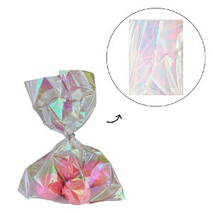 Saco Celofane Nacarado - 15x23cm - 50 unidades - Rizzo