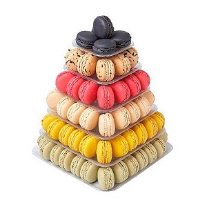 Pirâmide para Macarons 6 Pisos - 1 unidade - Rizzo