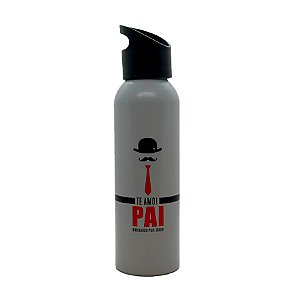 Garrafa de Alumínio - Te Amo Pai - 610ml - 1 unidade - Rizzo