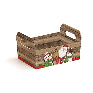 Caixote De Papel Cartão - Turminha - 1 unidade - Cromus - Rizzo