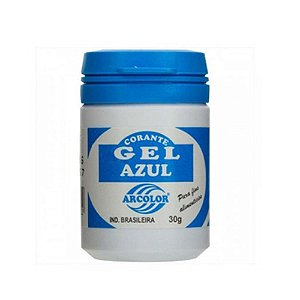 Corante Gel Azul 30 g Arcolor Rizzo Confeitaria